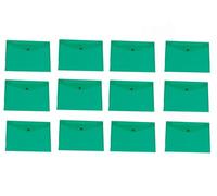 Q-Connect Q Connect Document Folder Plastic Green- you get 5