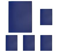 Q-Connect Polypropylene Display Book 10 Pocket Blue KF01247 (Pack of 5)
