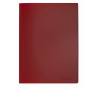 Q-Connect Polypropylene Display Book 20 Pocket Red Kf01250