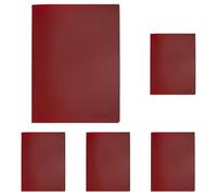 Q-Connect Polypropylene Display Book 20 Pocket Red KF01250 (Pack of 5)