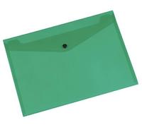 Q-Connect Polypropylene Document Folder A4 Green (Pack of 12) KF03597
