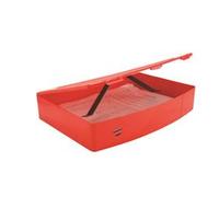 Q-Connect Polypropylene PolyBox File Foolscap Red - KF04104