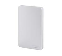 Q-Connect Portable External Hard Drive 2TB with USB Cable Silver - KF18084