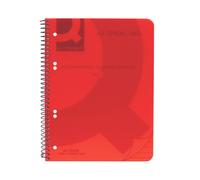 Q-Connect PP Spiral Pad A5 Red PK5