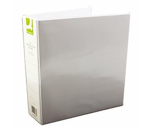 Q-Connect Pres Binder 4 DRing 50mm Wht