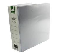 Q-Connect KF01334Q Presentation 4D-Ring Binder 65 mm A4 - White [Pack of 6]