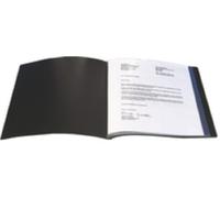 Display Book Q-CONNECT with Front Cover Pocket PP A4 460 Micron 10 Pockets Black/Document Archiving/Type-10 Pockets/Kind-with a Pocket/Index-N.a. / Pockets-N/D/Material-PP/Dividers-N.a.