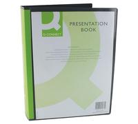 Q-Connect Presentation Display Book 100 Pocket A4 Black KF01271