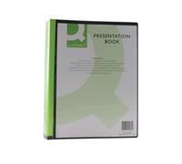 Q-Connect Presentation Display Book 60 Pocket A4 Black Ref KF01269