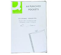 Q Connect Punched Pocket A4 50micron (Pack of 1000)