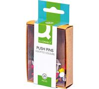 Q-Connect Push Pins Assorted (Pack of 250) KF02029Q