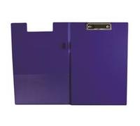 Q-Connect PVC Foldover Clipboard Foolscap Blue Ref KF01301