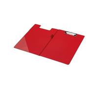 Q-Connect PVC Foldover Clipboard Foolscap Red Ref KF01302