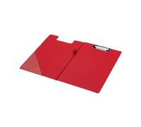 Q-Connect PVC Foldover Clipboard Foolscap Red Ref KF01302