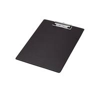 Q-CONNECT PVC Single Clipboard KF01296 Foolscap Black