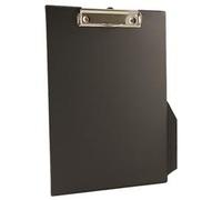Q-Connect PVC Single Clipboard Foolscap Black Ref KF01296