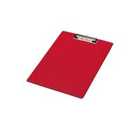 Q-Connect PVC Single Clipboad Foolscap Red KF01298