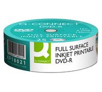 Q-Connect Q Connect 16 X 4.7 Gb Inkjet Printable Dvd-R Disc (Pack Of 25)