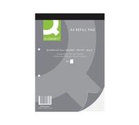 Q-Connect Quadrille Ruled Head Bound Refill Pad 160 Pages A4 (10 Pack)