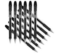 Q-Connect Quick Dry Gel Pen KF00678 - Black, Pack of 12