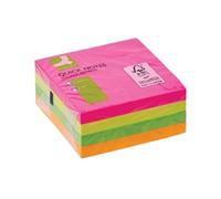 Q-Connect Quick Note Brilliant Rainbow Cube 76x76mm Neon - KF10497