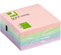 Q-Connect Quick Note Cube 76 x 76 mm Pastel