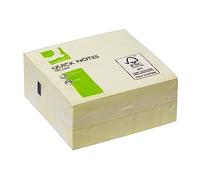 Q-Connect Quick Note Cube 76 x 76mm Yellow Ref KF01346