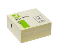 Q-Connect Quick Note Cube 76 X 76mm Yellow