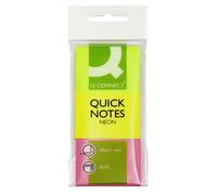 Q-Connect Quick Notes 38 X 51 mm Neon (3 Pack)