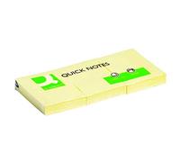 Q-Connect Quick Notes 38 x 51mm Yellow (Pack of 24) KF10500