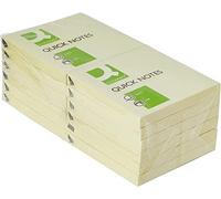 Q-Connect Quick Notes 76 x 76mm Yellow (12 Pack) KF10502