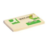 Q-Connect Quick Notes Recycled 76x127mm Yellow (Pack of 12) KF05610