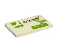Q-Connect Quick Notes Recycled 76x127mm Yellow (Pack of 12) KF05610