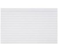 Q-Connect Record Card 203x127mm Ruled Feint White (100 Pack)