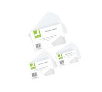 Q-Connect Record Card 203x127mm Ruled Feint White (Pack of 100) + Free finchley Refill Pen (3)