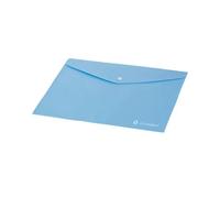 Q-CONNECT Recycled Polypropylene Folder – Transparent A4 Blue – Pack of 12