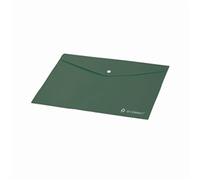 Q-Connect Recycled Polypropylene Folder Transparent A4 Green (Pack of 12) KF14419