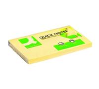 Q-Connect Recycled Quick Notes 76 x 127mm Yellow (Pack of 6) KF05610