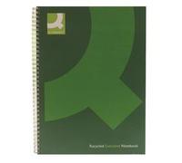 Q-Connect Recycled Wirebound Notebook 160pp A4 Pk3 KF03731
