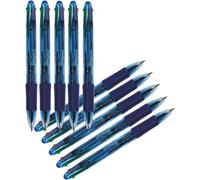 Q-Connect Retractable Ballpoint Pen 4 Colour (Pack Of 10)