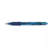 Q-Connect Retractable Ballpoint Pen 4 Colour (Pack of 10) KF01938