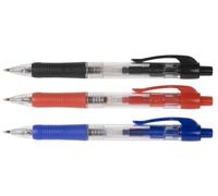 Q-Connect Retractable Ballpoint Pen Medium Blue (Pack Of 10) Kf00268