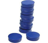 Q-Connect Round Magnet 25mm Blue (Pack Of 10) Kf02640