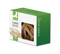 Q-Connect Rubber Bands Assorted Sizes 100 g Green