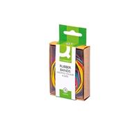 Q-Connect Rubber Bands Assorted Sizes Coloured 15g (10 Pack) KF02032Q