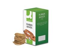 Q-Connect Rubber Bands No.24 152.4 x 1.6mm 500g KF10533,yellow|oak|grey