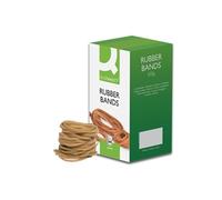Q-CONNECT Rubber Bands No.33 88.9x3.2mm 500g KF10538 Oak/Green/Beige/Peach