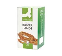 Q-CONNECT Rubber Bands No.65 KF10550 – 101.6 x 6.3 mm, 500 g, Peach