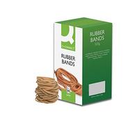 Q-Connect Rubber Bands No.75 101.6 x 9.5mm 500g KF10560, yellow|brown|beige|grey