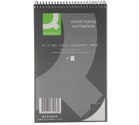 Q-Connect Ruled 8x5 Inch Bound Shorthand Notebooks Pack of 20 KF31003